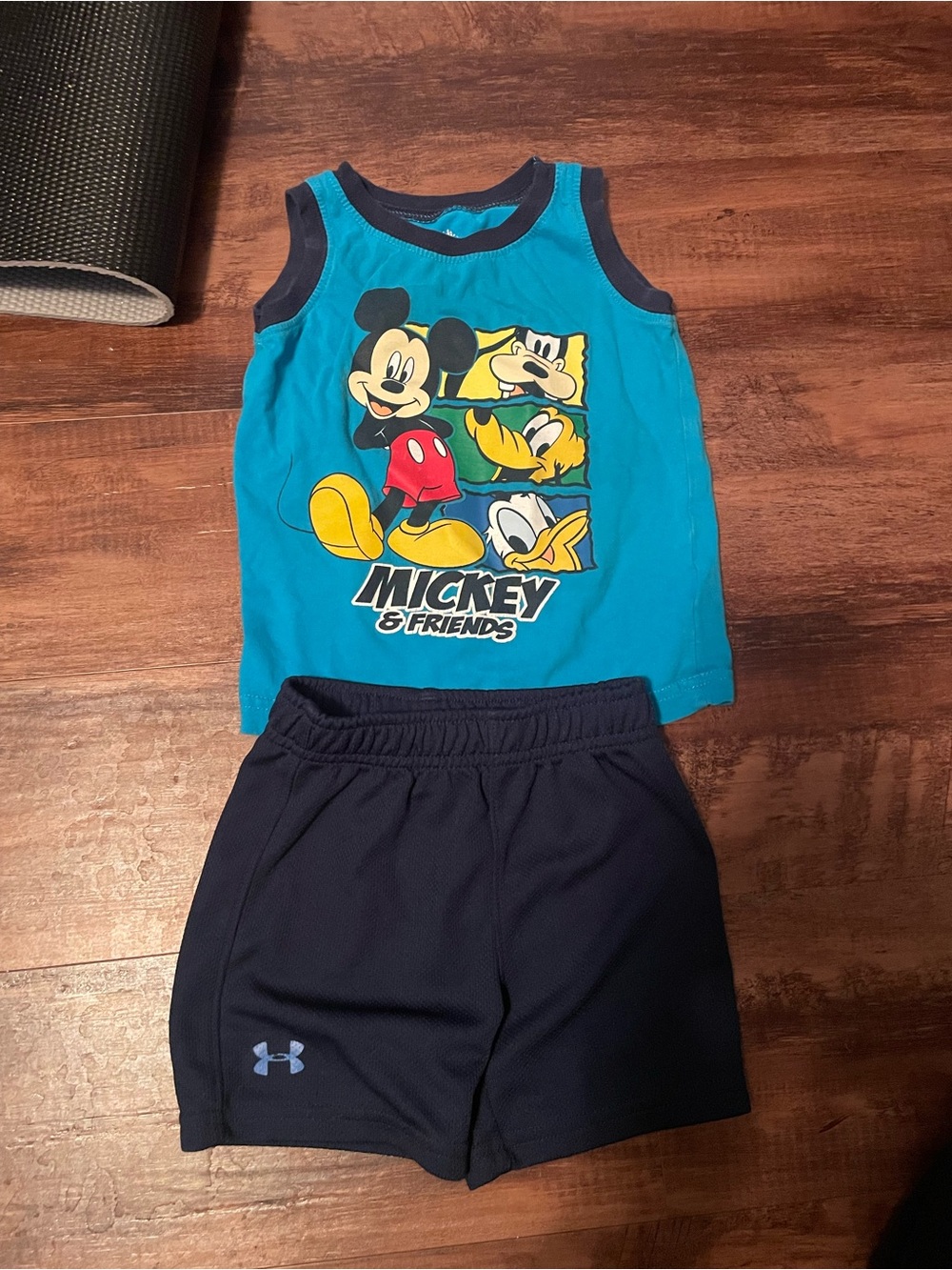 Under Armour Navy and Bright Blue Toddlers' Set